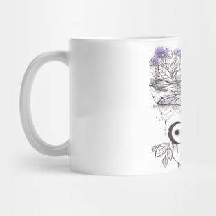 Purple dragonfly Mug